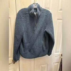 Cozy Blue V-Neck Sweater